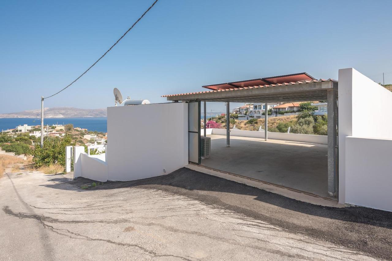 Villa Luna Private Heated Hydro Pool Bbq Beach 4Min Agia Marina Mikrolimanou Buitenkant foto